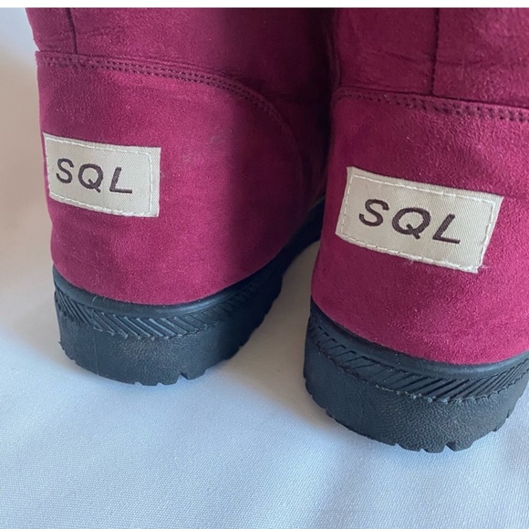 🍇SQL maroon winter boots🍇 - Picture 8 of 12